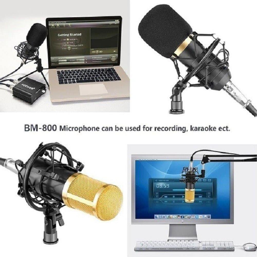 Professional Sound Recording Condenser Microphone Set