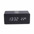 Qi Wireless Charger Digital Alarm Clock for Samsung/iPhone/Huawei